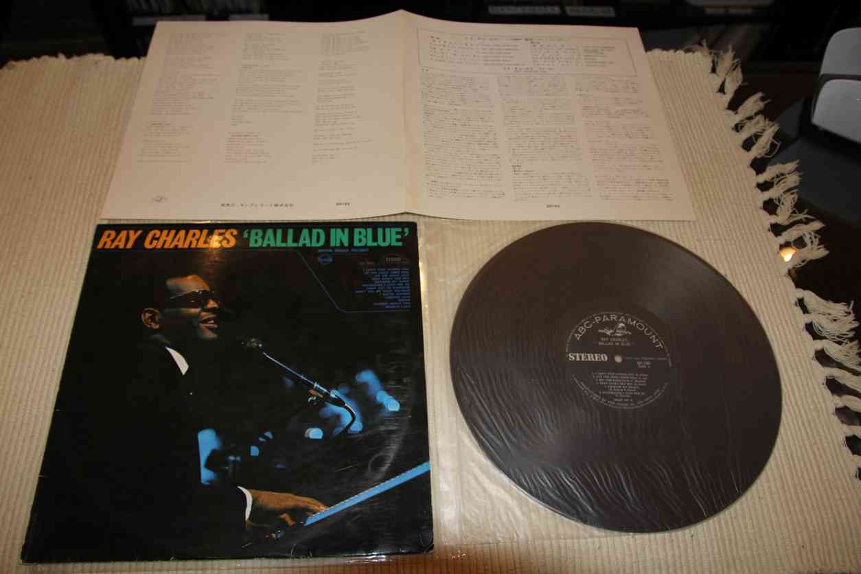 RAY CHARLES - BALLAD IN BLUE - JAPAN